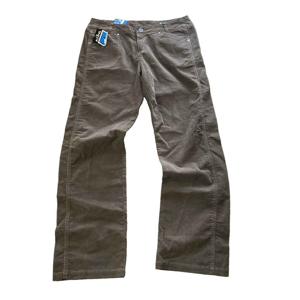 Kuhl Kastra Kord Pants Womens Sz 12 34x32 NWT Brown Outdoors Hiking Discontinue